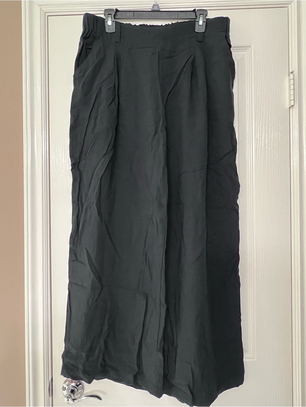 HALARA Black Linen Pants